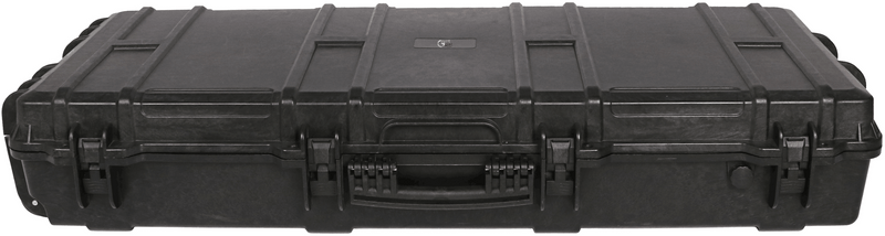 Load image into Gallery viewer, large hard-shell protective rifle case with foam interior
