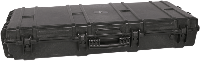 Load image into Gallery viewer, large protective rifle case with multiple handles and latches 
