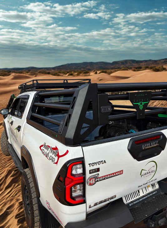 Toyota hilux with Taurus rack 