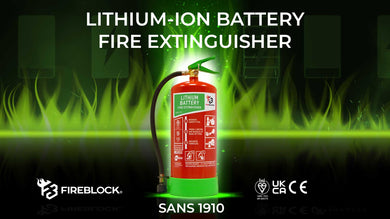 Fireblock Litium-ion battery Fire Extinguisher 6L