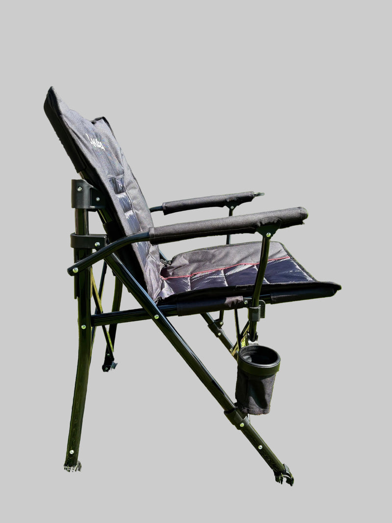Load image into Gallery viewer, fieldx-classic-foldable-camping-chair-with-cup-holder-on-side-kosta
