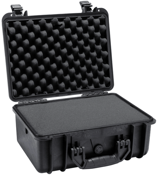 Small ammunition box with foam lining