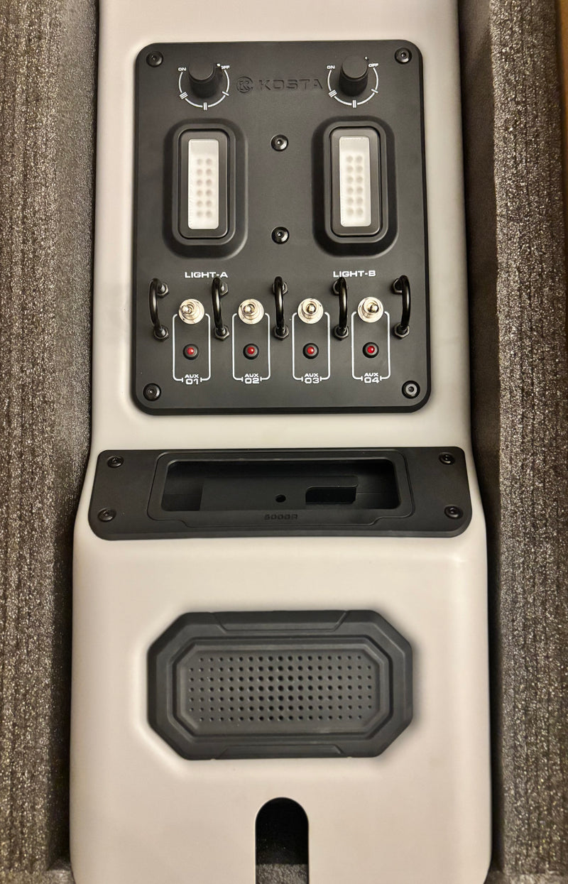 Load image into Gallery viewer, fieldx-land-cruiser-roof-console-electric-switches
