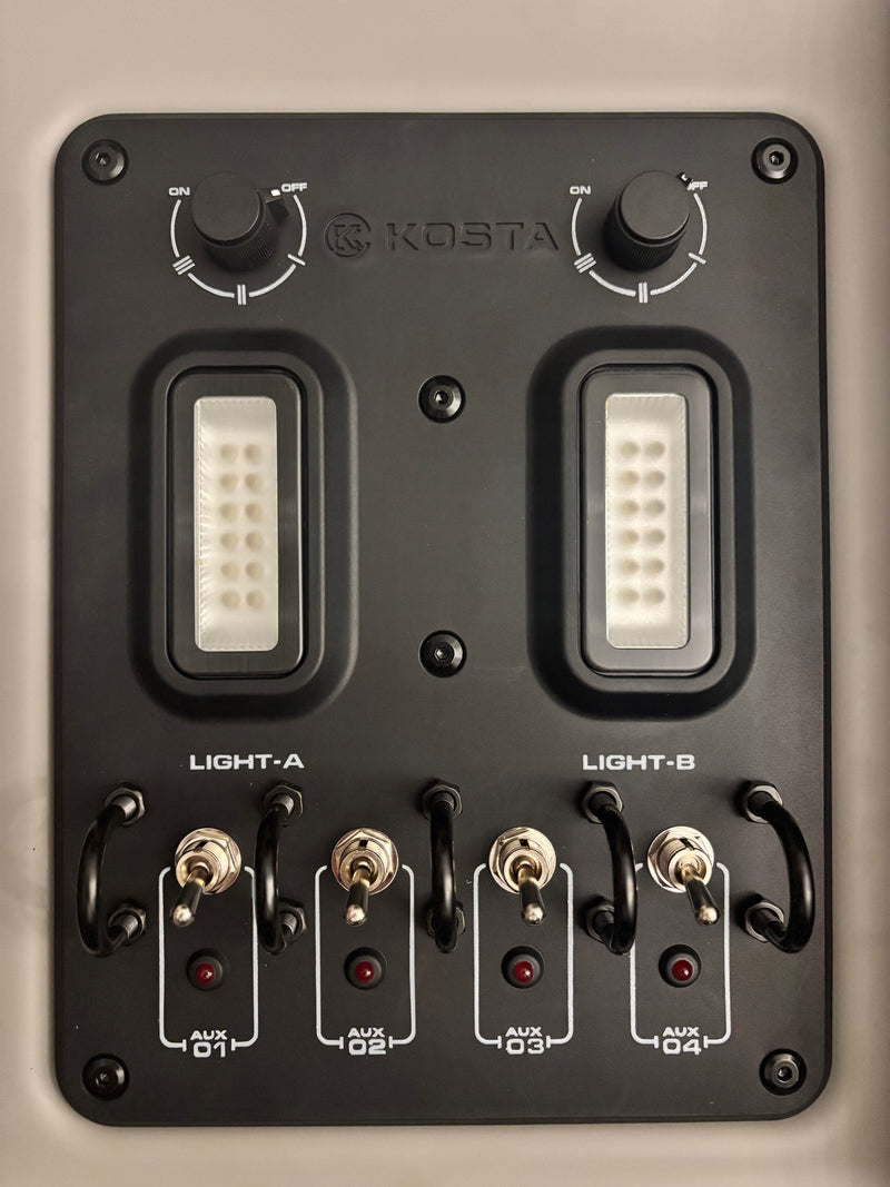 Load image into Gallery viewer, fieldx-land-cruiser-roof-console-light-switches
