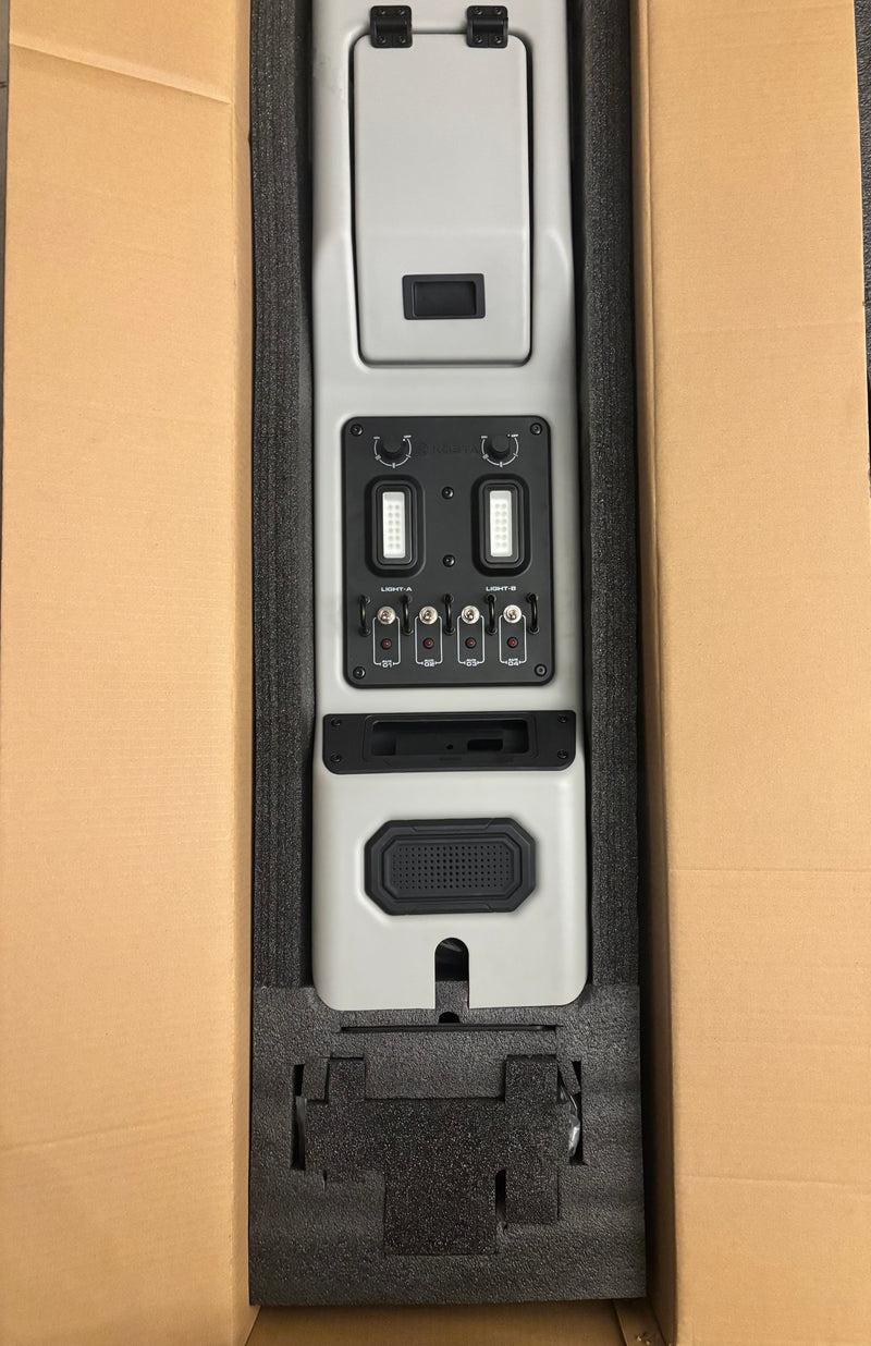 Load image into Gallery viewer, fieldx-land-cruiser-roof-console-storage-and-electronics-kosta
