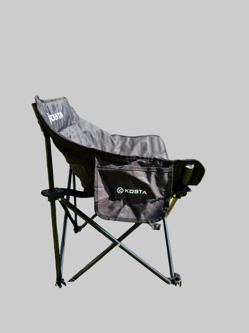 Load image into Gallery viewer, fieldx-small-foldable-camping-chair-with-side-pocket-kosta
