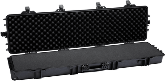 Single foam-lined protective rifle case 