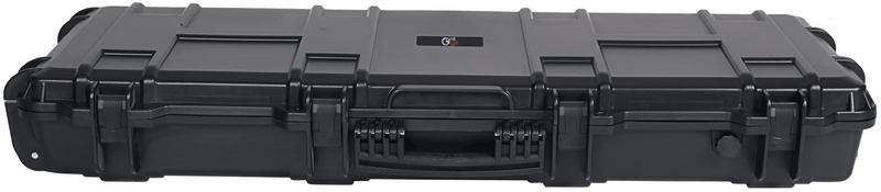 Load image into Gallery viewer, Black protective case with foam interior for rifle
