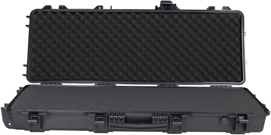 medium to large rifle case with foam interiors