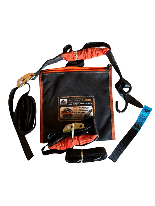 WildDog 2.5m Tension Straps – 50kg Cam Buckle (2-Pack)